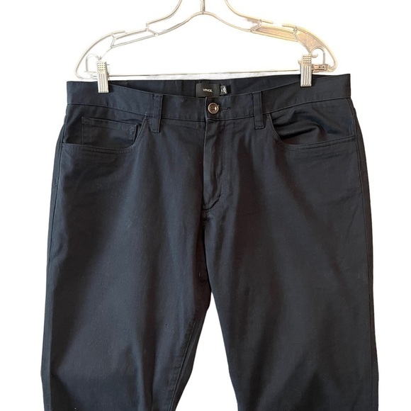Vince Men’s Dylan 5 Pocket Pants Trousers Navy Coastal Blue 34”Waist - Picture 4 of 8